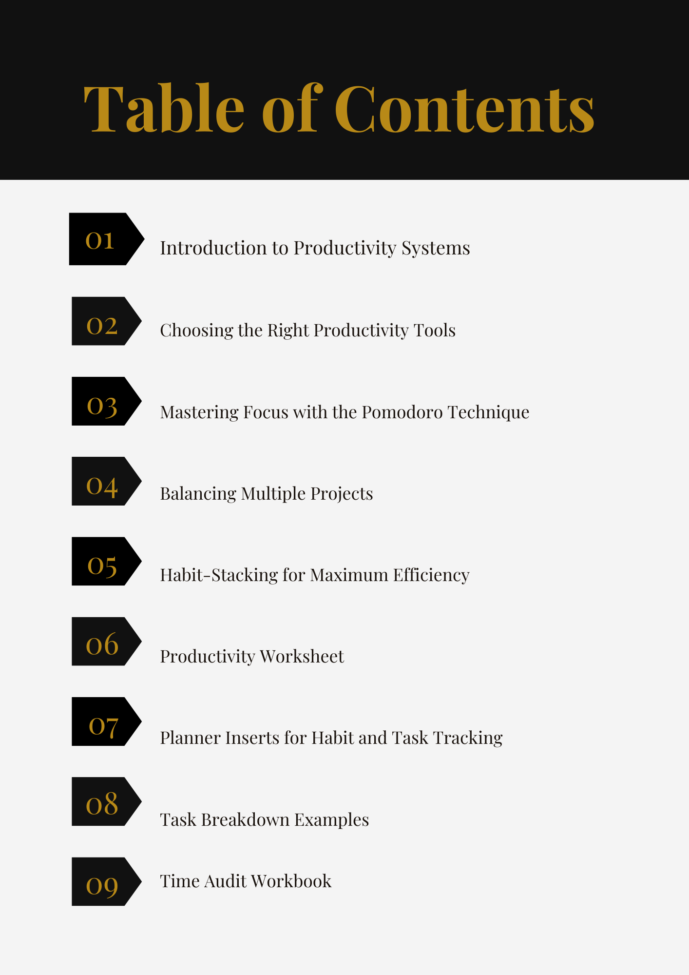 e-Book | Productivity Systems for The Woman Elevating