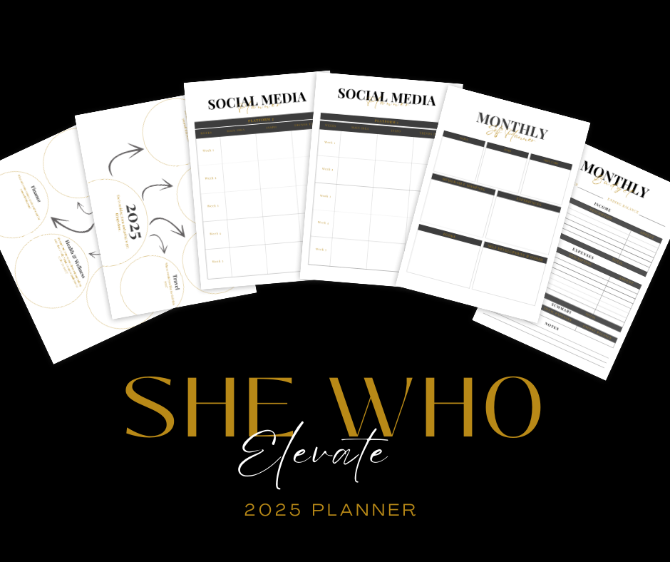 She Who Elevates, The Yearly Undated Planner