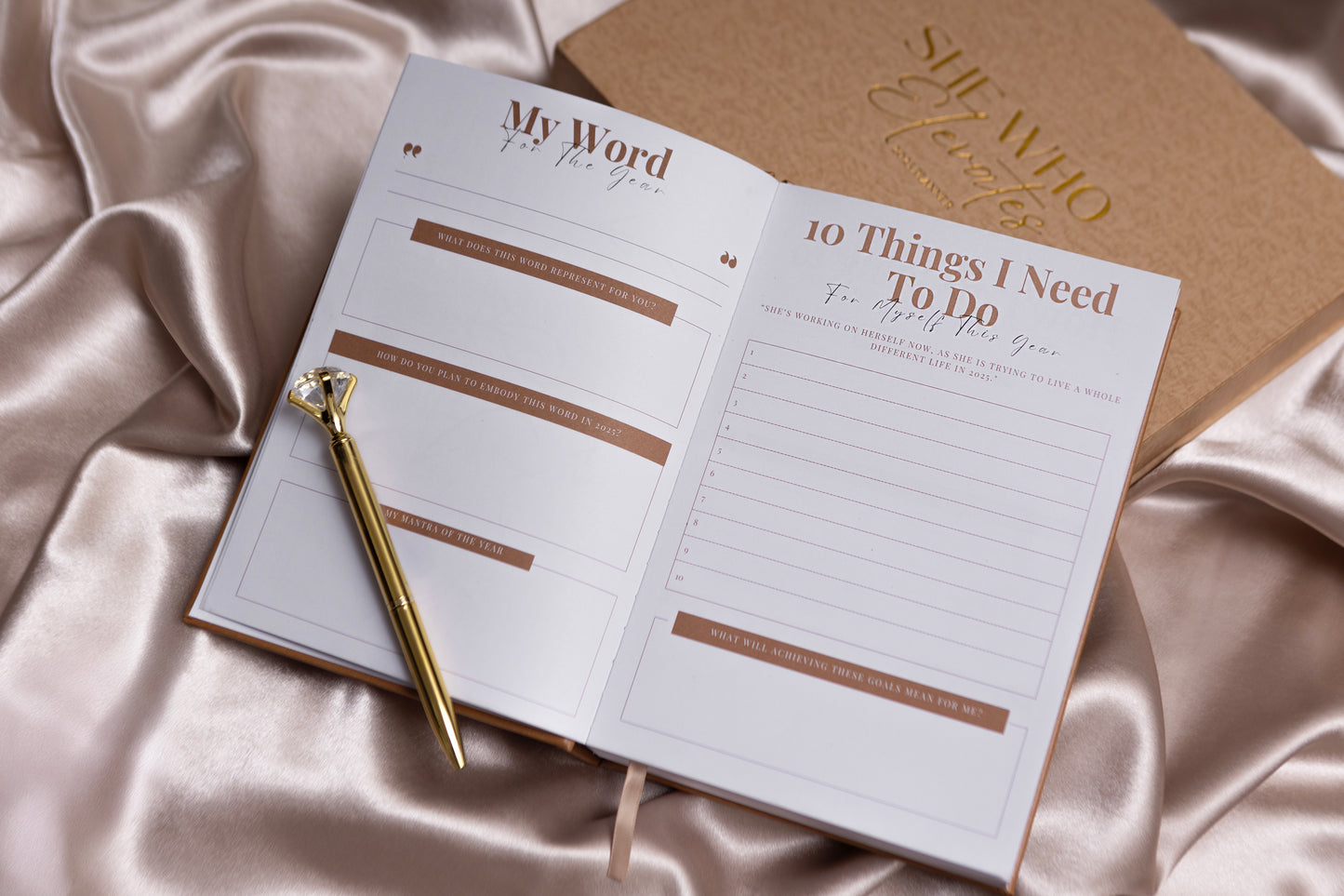 (USA/Canada) She Who Elevates, The Yearly Planner
