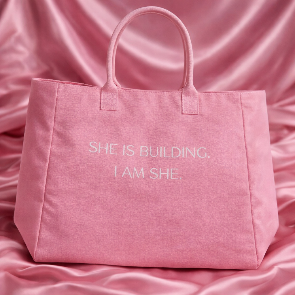 She Is Building. I Am She Bag