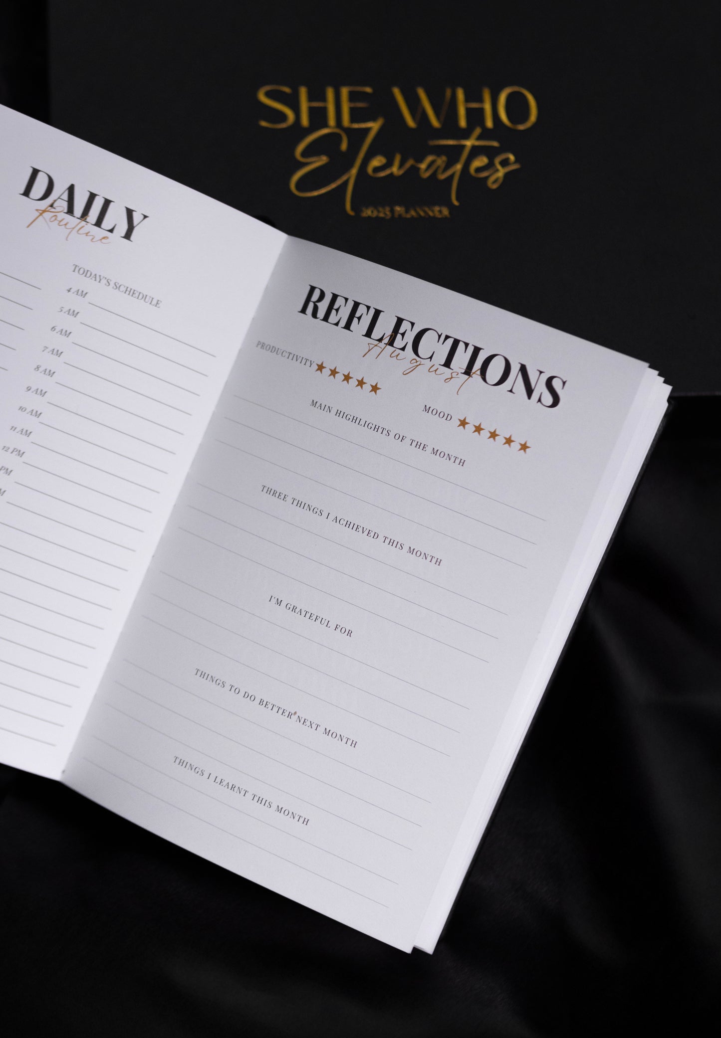 USA/Canada She Who Elevates Planner 2025 Gift Wrapped & Personalised Note