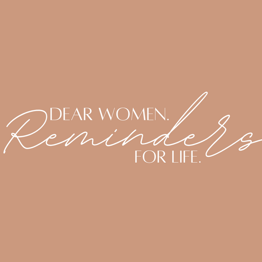 FREE E-BOOK - Reminders for Women